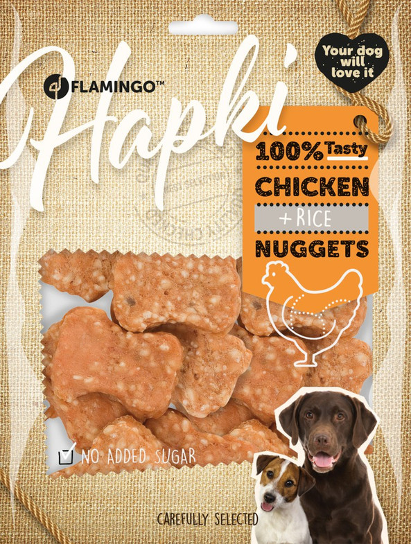 Flamingo f-1030700 - Friandises Nuggets avec poulet & Riz