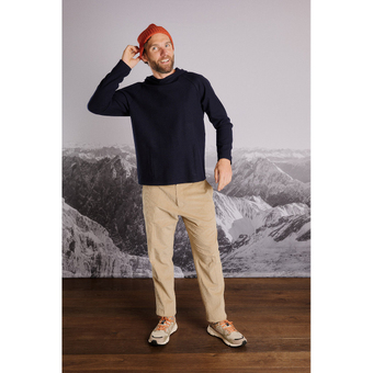 2964 Garmisch Raffelmoos 1 Hoodie Blau Herren