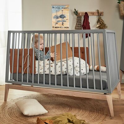 Leander Stretchlaken 2-pack 60x115, Cool Grey