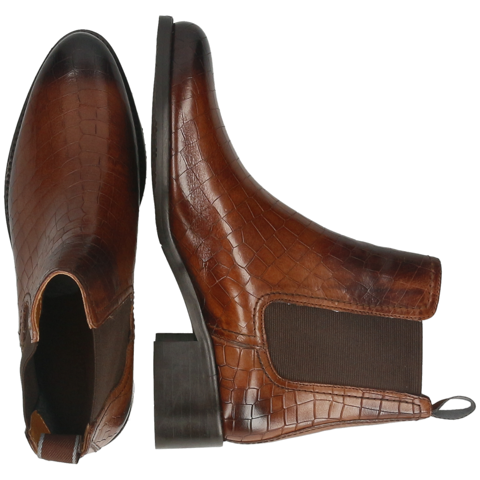 KAYA 1 - Bottines à talon bottier | Marron