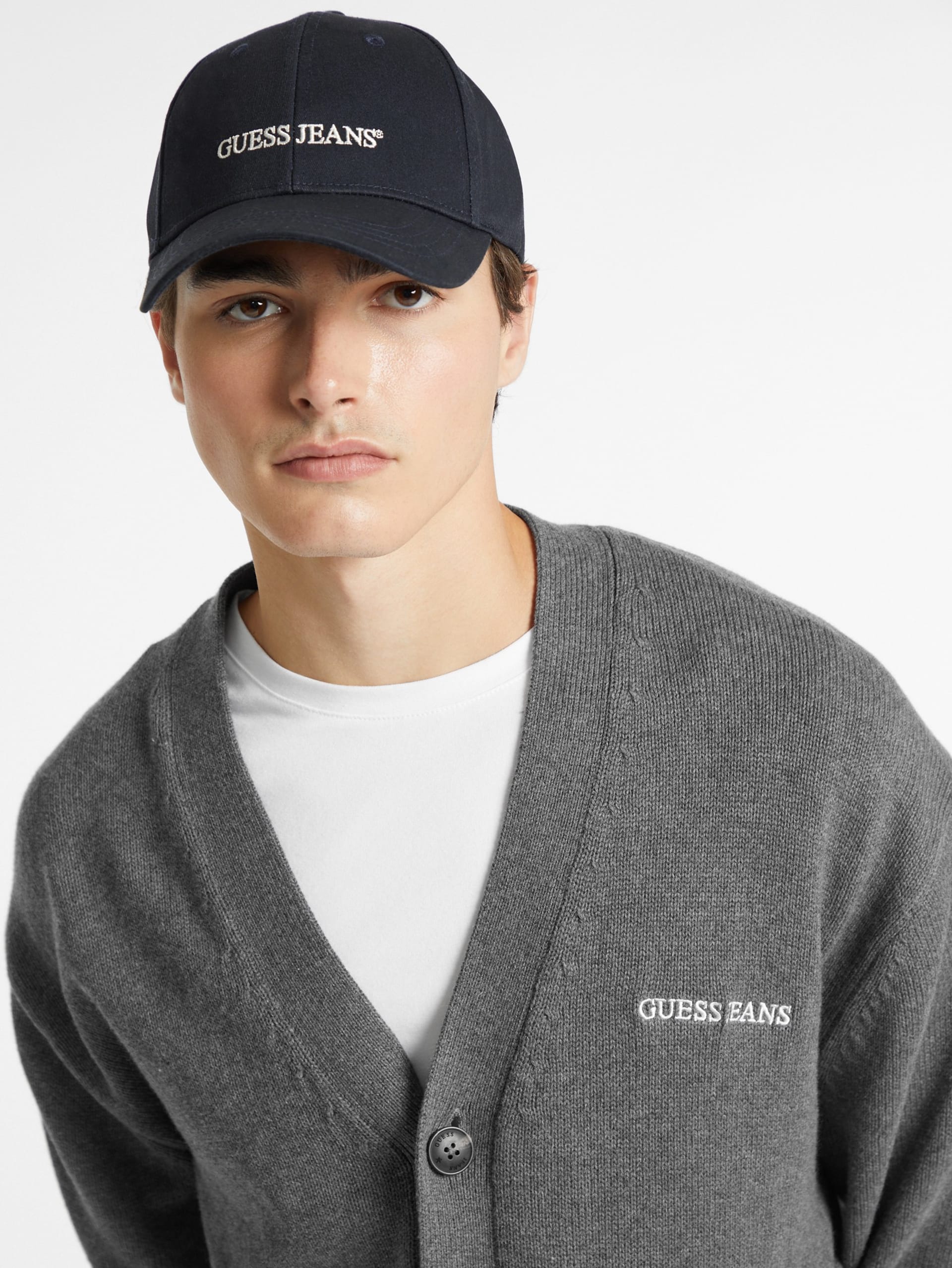 Boné de beisebol Eco GUESS Jeans com logo