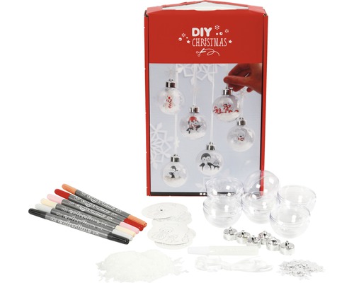 Tweedelige decoratieve ballen