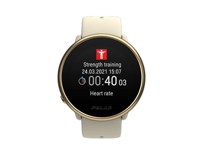 POLAR GPS-Sportuhr Ignite 2 S-L Beige/Gold GPS-Fitnessuhr