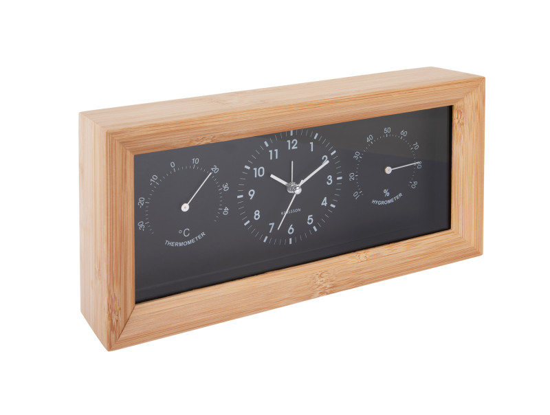 Alarm Clock Neat Rectangle KA5925BK Black