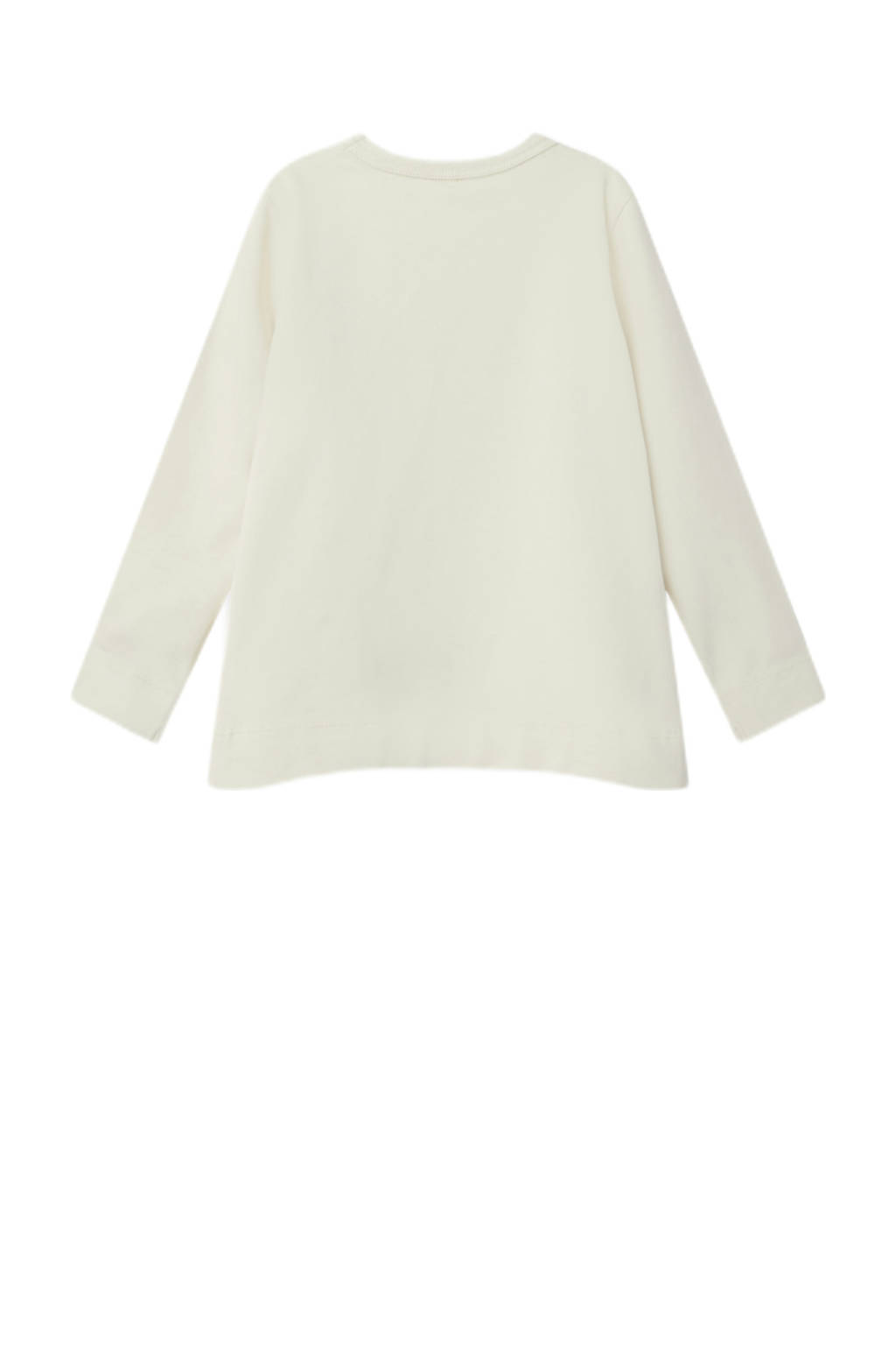 NAME IT longsleeve NMFODETTE met printopdruk ecru