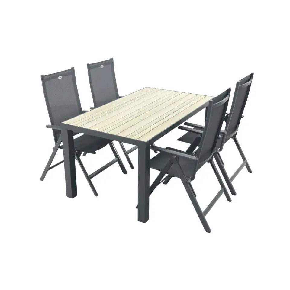 Hartman Napoli/Nola verstelbare tuinset 160x90 cm