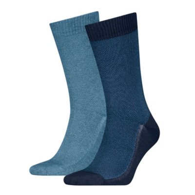 Chaussettes homme en coton doux, talon et pointe renforcés - Lot de 2 LEVIS