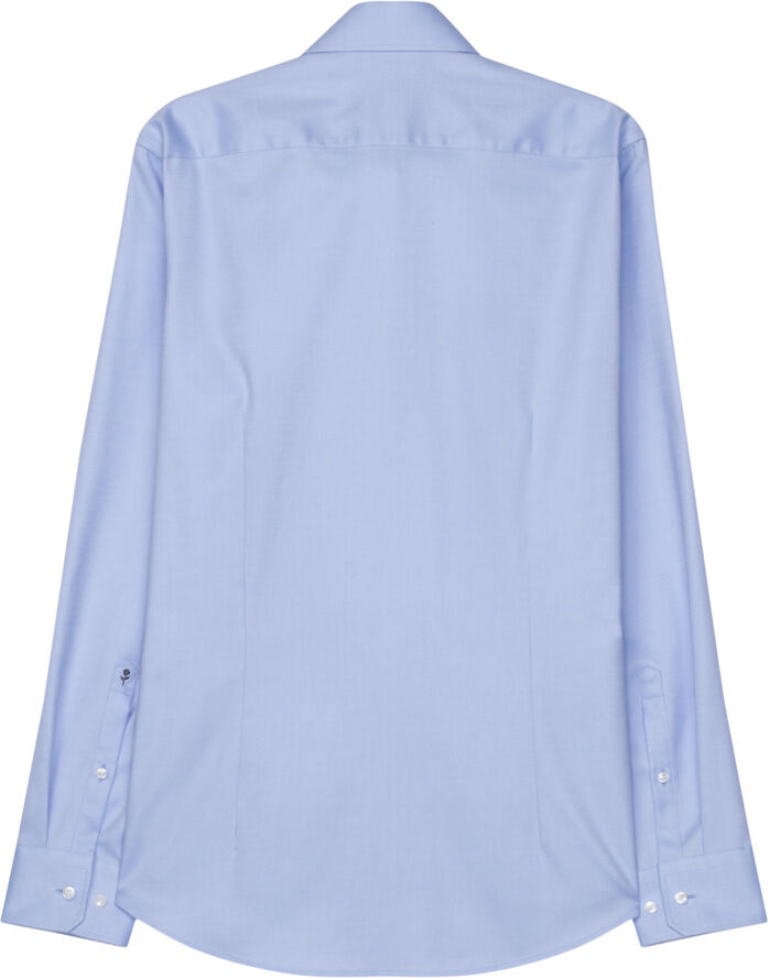 Seidensticker Business Shirt Slim Long sleeve Kent-Collar Uni Blue