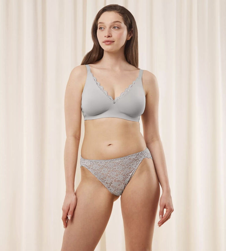 Triumph Amourette Highleg Tai 7816-silent grey