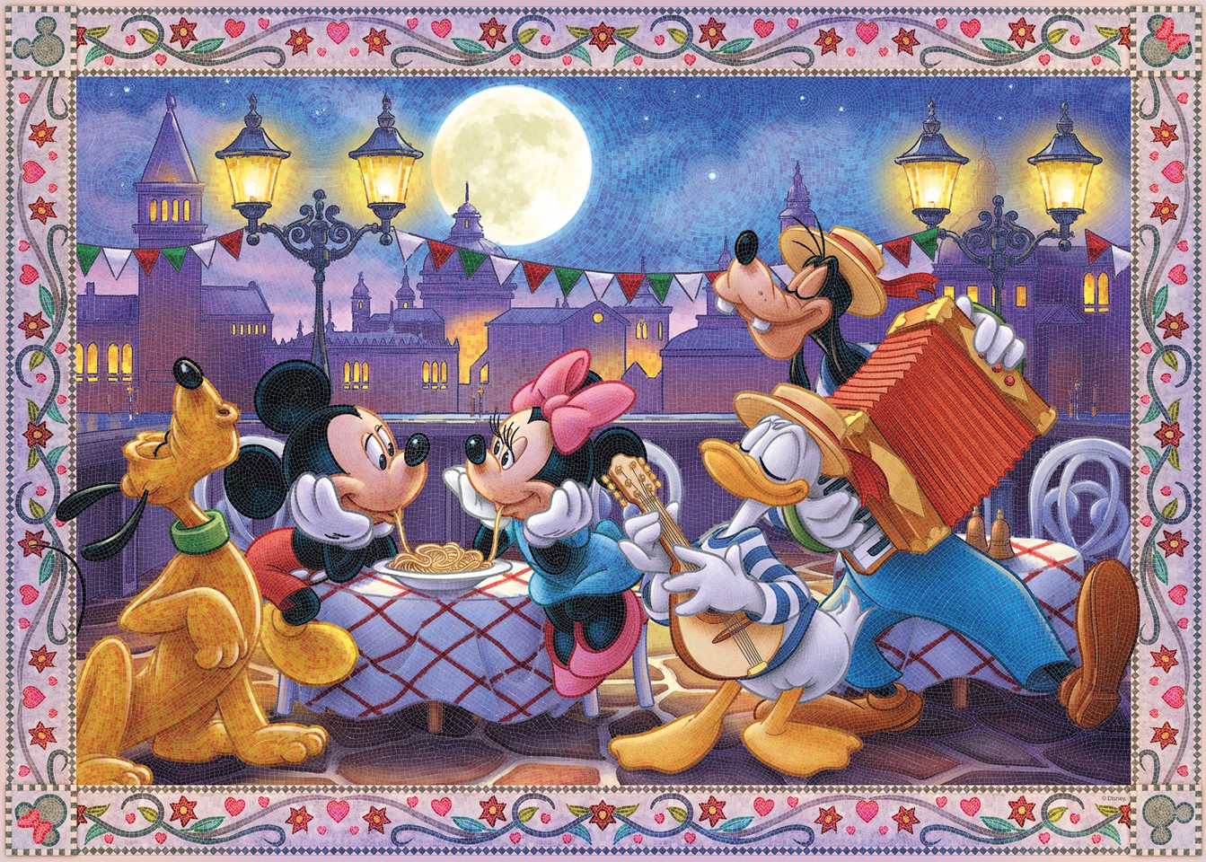 Ravensburger - Puslespil Disney Mosaic Mickey 1000 brikker