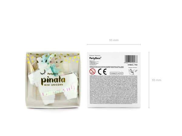 Mini enhjørning pinata - Enhjørning