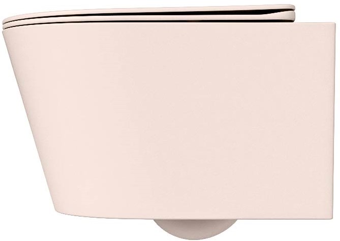 Mondiaz Lavie toiletpot randloos met softclose zitting rosee
