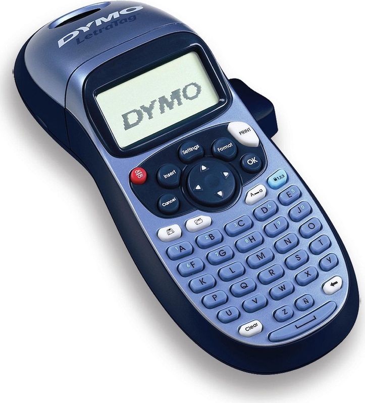Dymo - LetraTag LT-100H - Beletteringsysteem - Wit - Inclusief Tape 12 mm