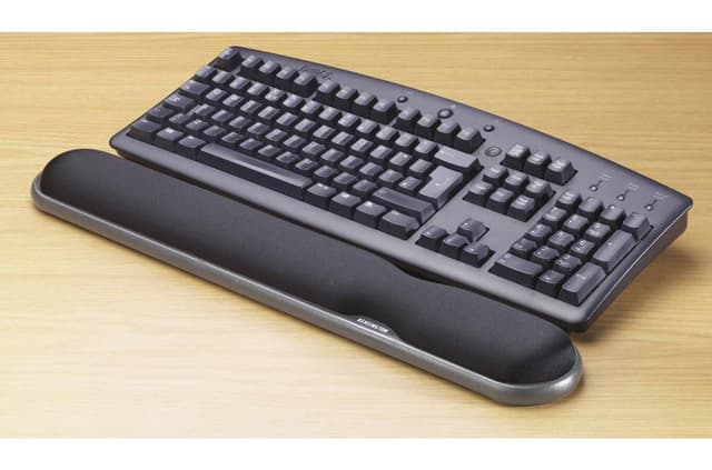 Kensington Height Adjustable Gel håndledsstøtte til tastatur (sort)