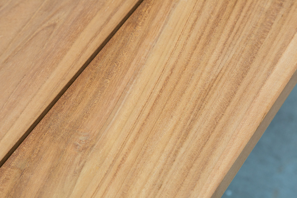 Massive Gartenbank EMPIRE TEAK 220cm Sitzbank Teakholz wetterfest