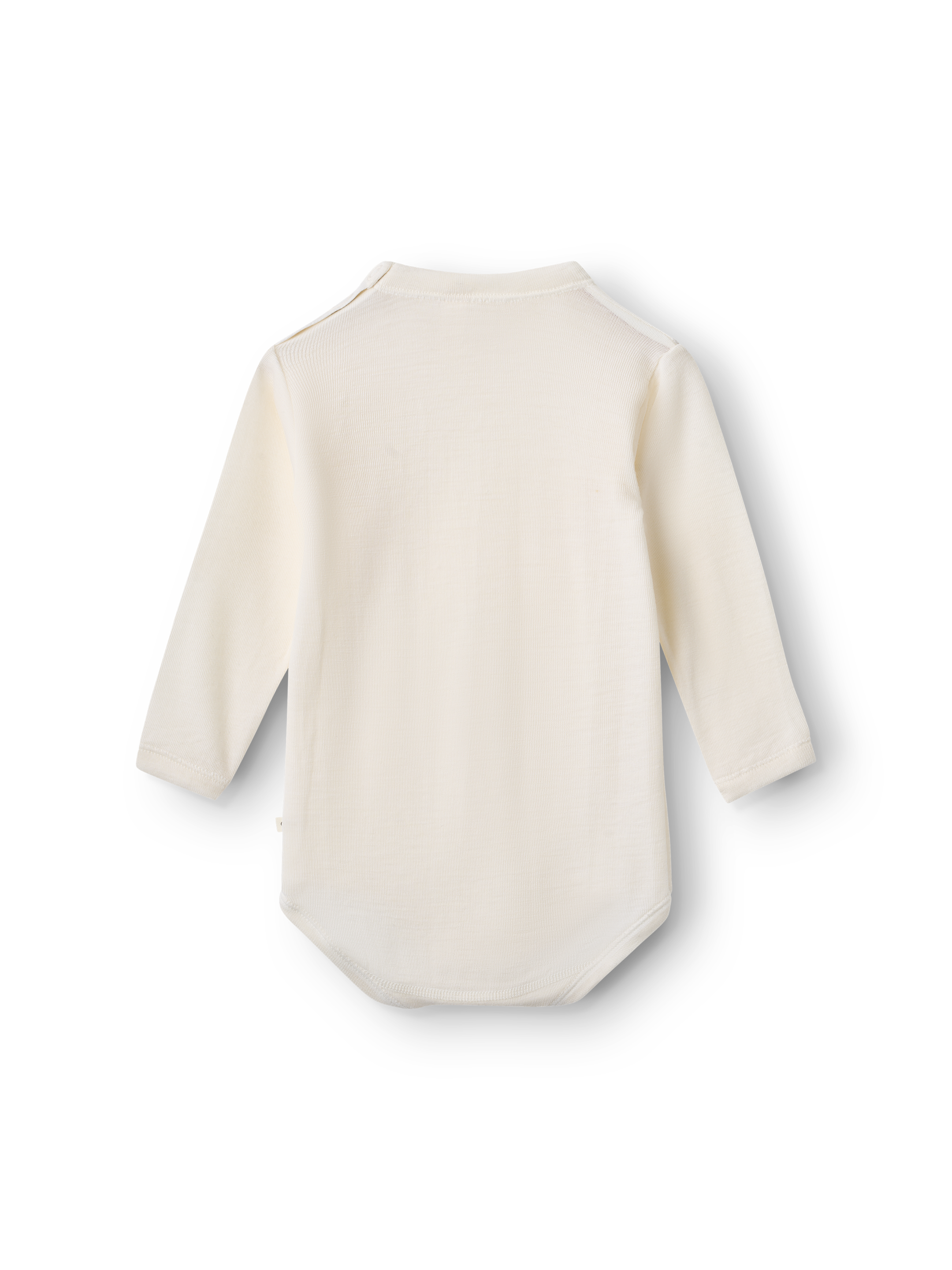 Romper met lange mouw van merinowol/zijde voor baby's -