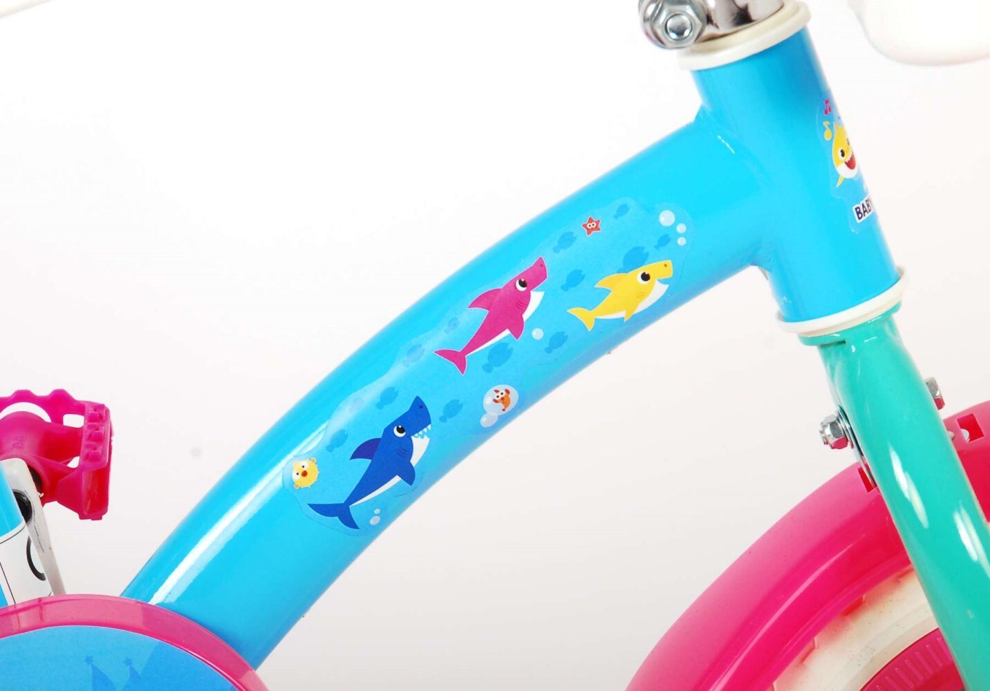 Kinderfahrrad Ocean Unisex 10 Zoll Kinderrad in Rosa Blau Fahrrad
