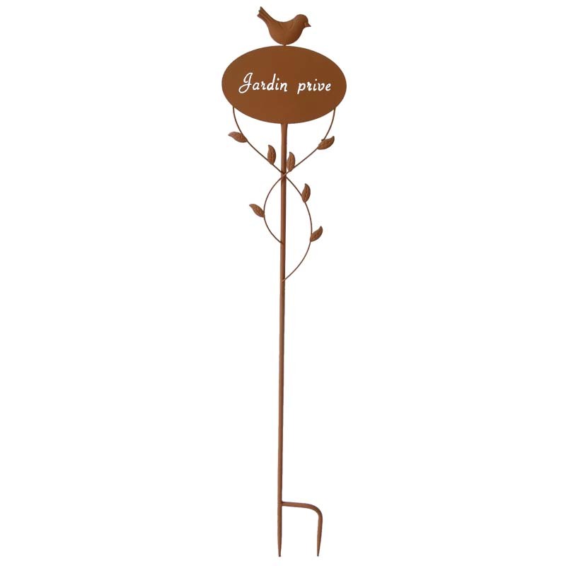 Tuteur jardin privé 18x100cm