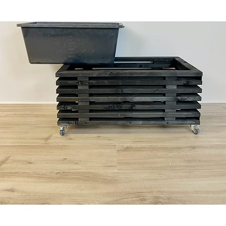 Plantekasse af sorte traller - 95 cm