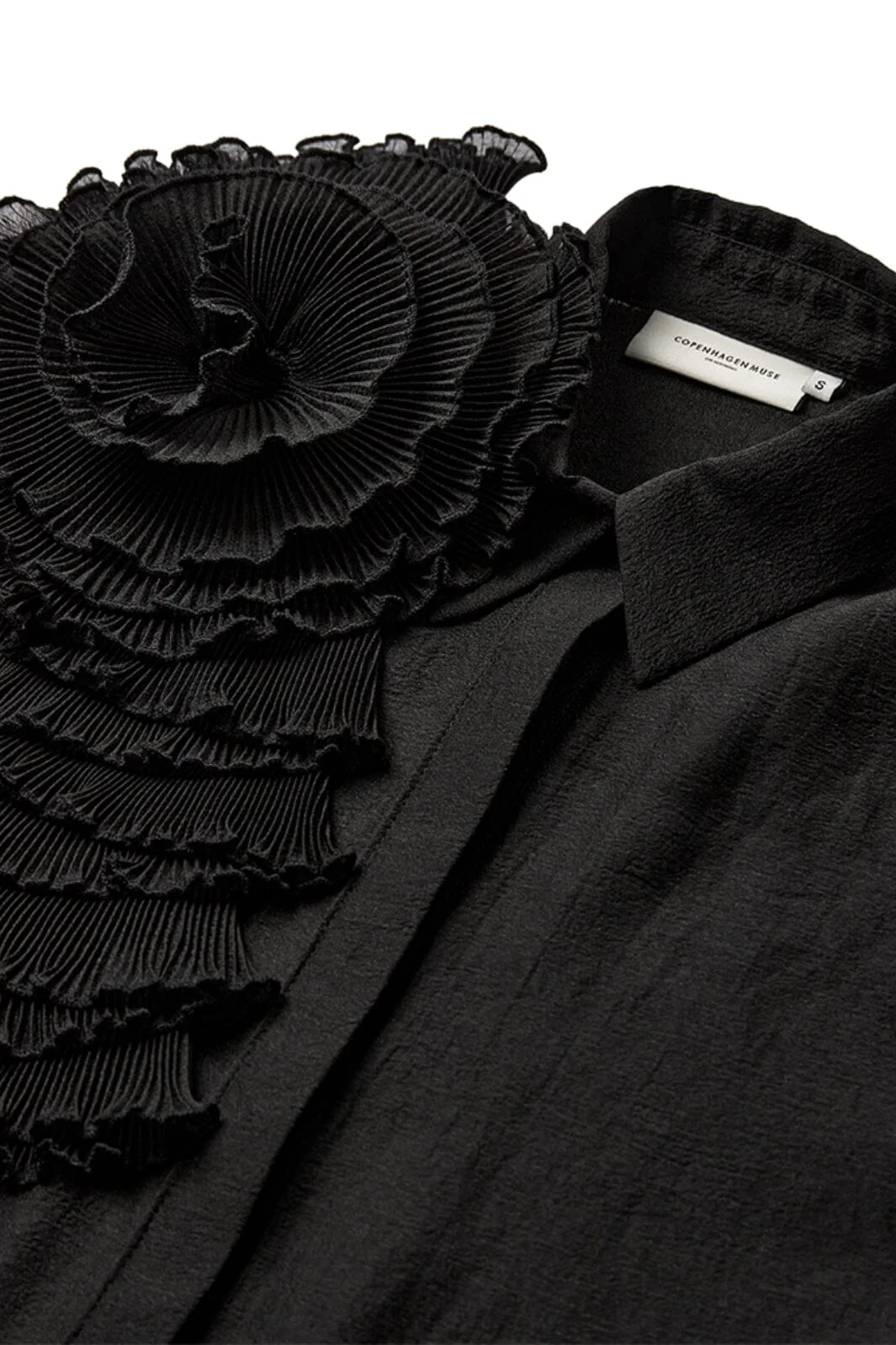 Copenhagen Muse Cmbluebell-Frill-Shirt 205246