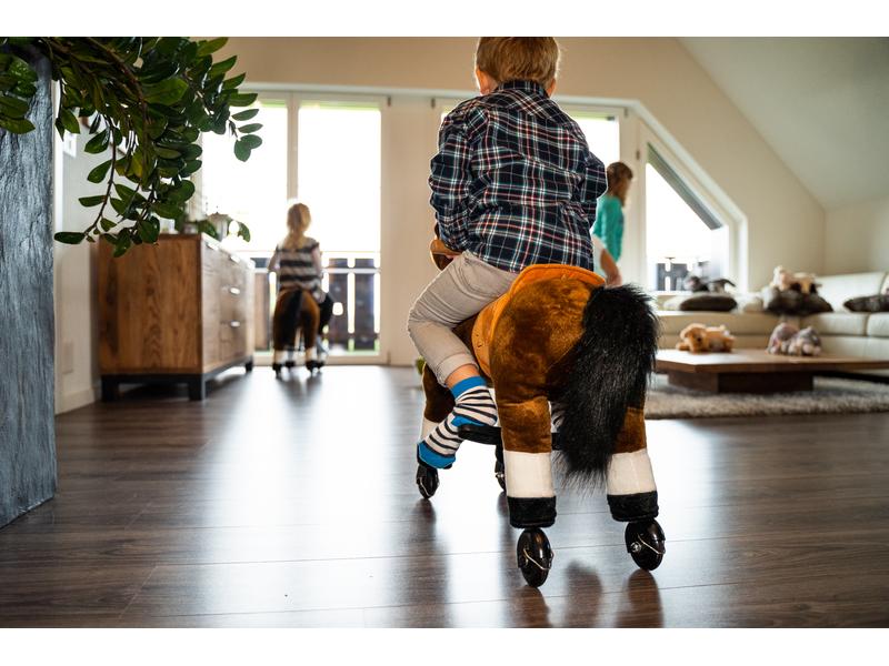 zoosy Reittier Pferd Gr. S Reitpferd mit Rollen an den Füssen