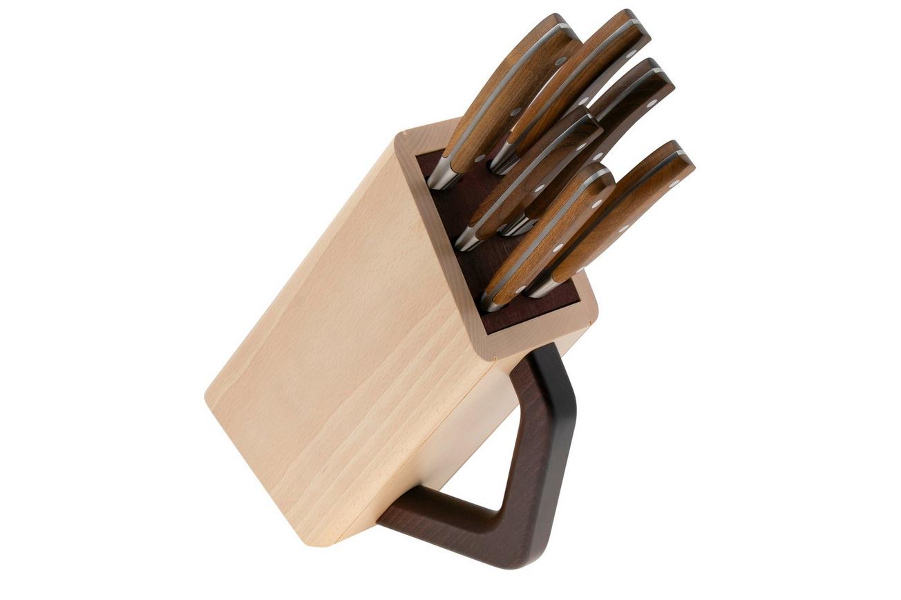 Victorinox Grand Maître Cutlery Block 7.7240.6, esdoornhout, 7-delige messenset met blok