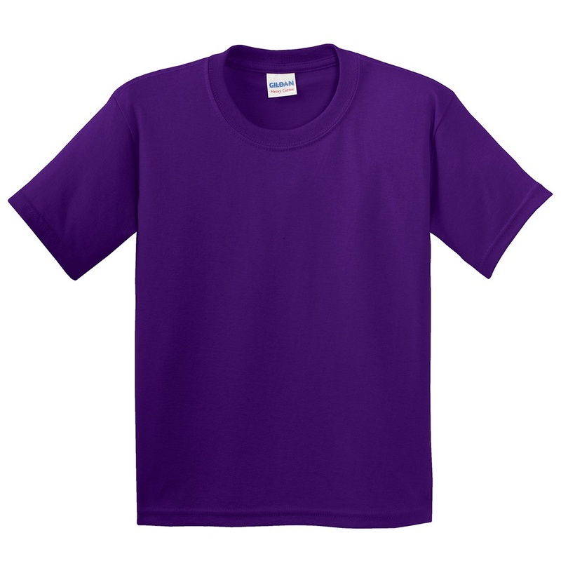 Short Manga Básica Camiseta Con Algodón Grueso Gildan
