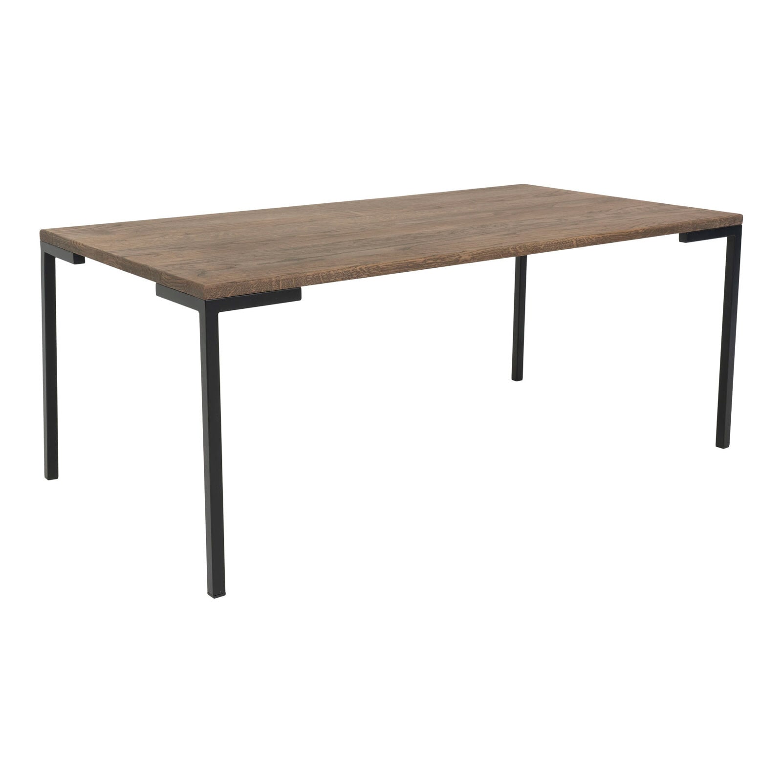 Couchtisch LUGANO 110 x 60 cm Eiche/ schwarz