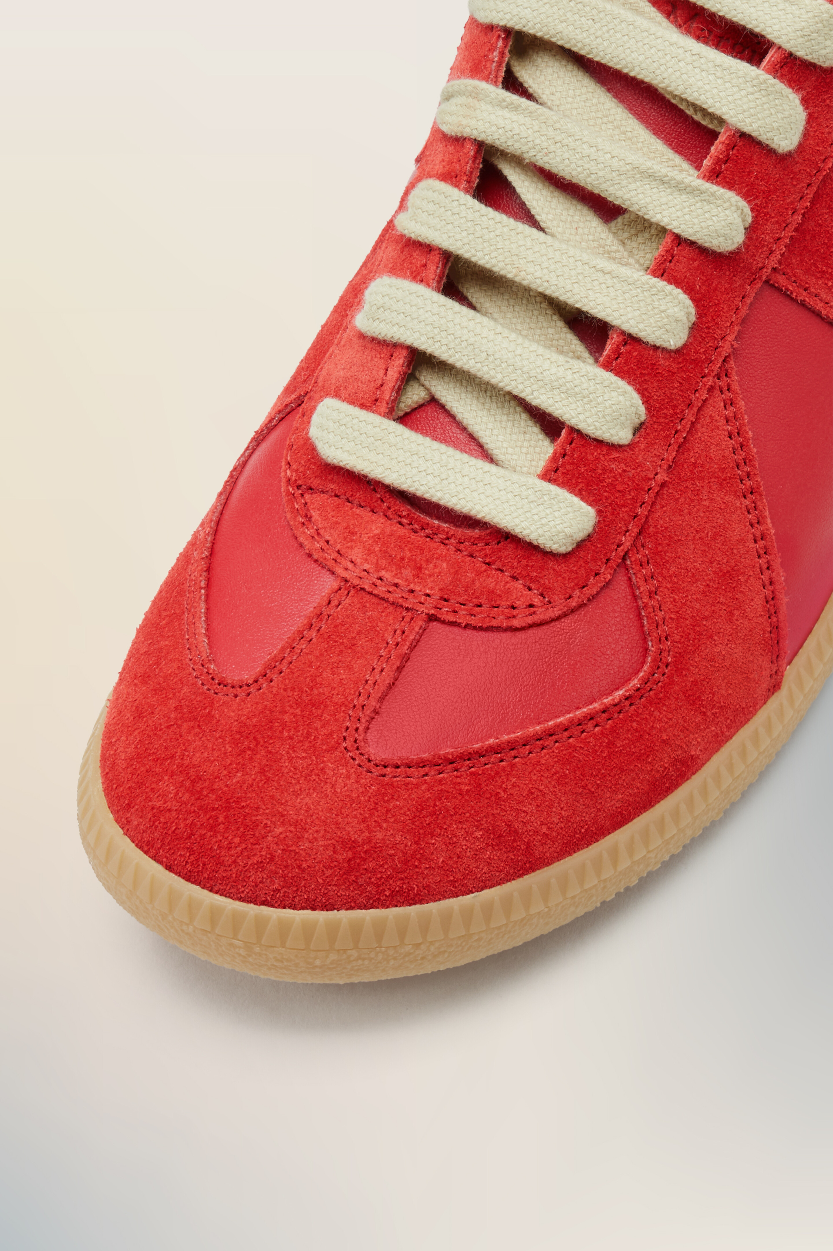 Sneakers Replica rouges en cuir pour femme Boero