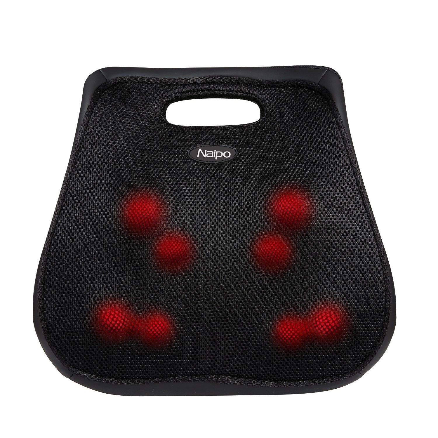 NAIPO Massagegerät Shiatsu Unterer Rücken Massager mit Wärmefunktion