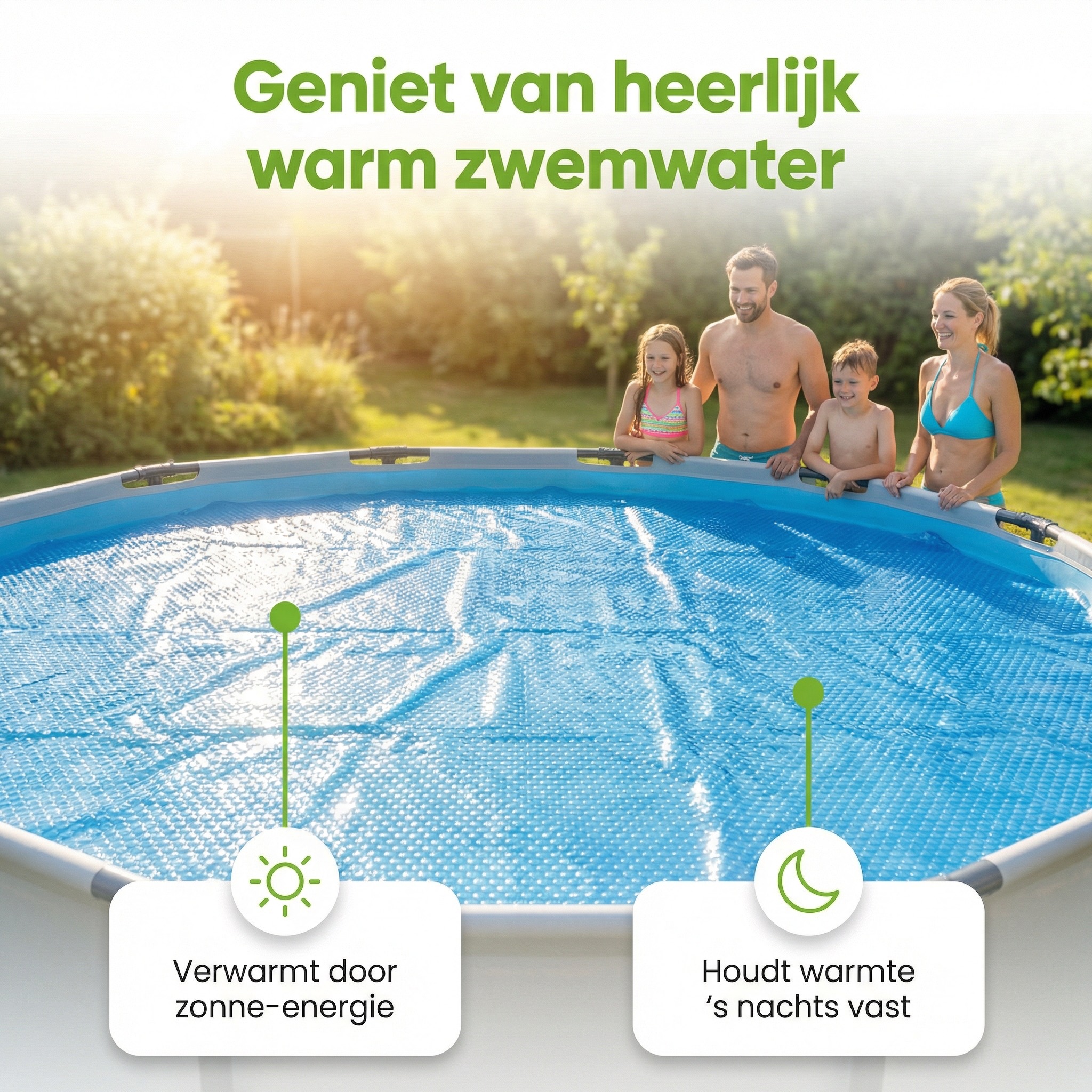 Comfortpool ø396 cm solarzeil - Blue