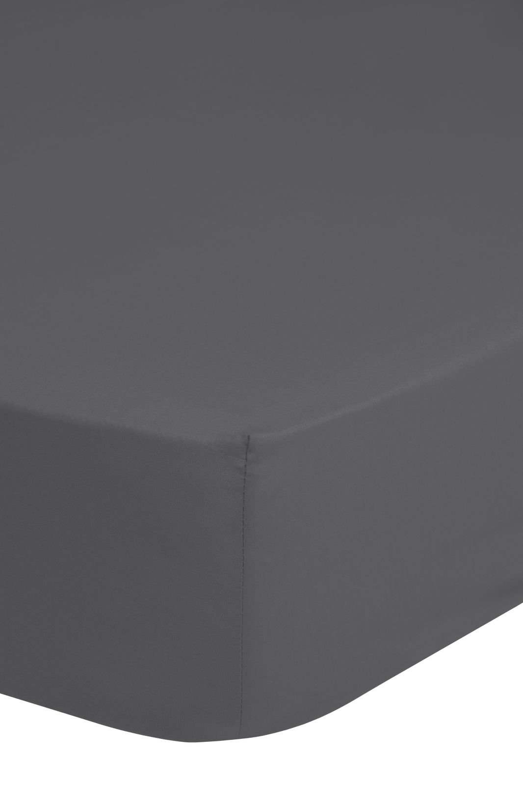 Spannbettlaken - grau - 180x220 cm