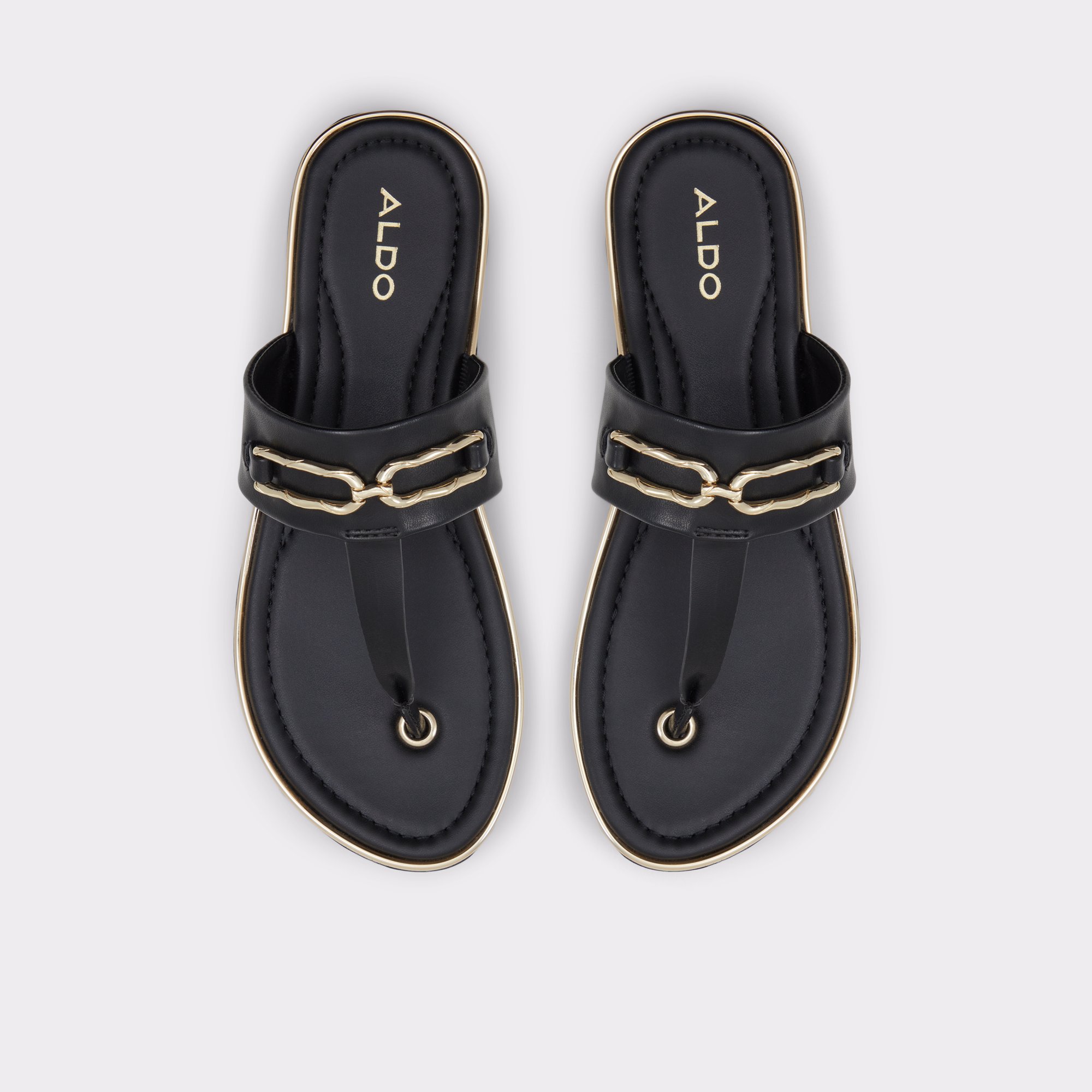 Enorel Black Women Flat Sandals