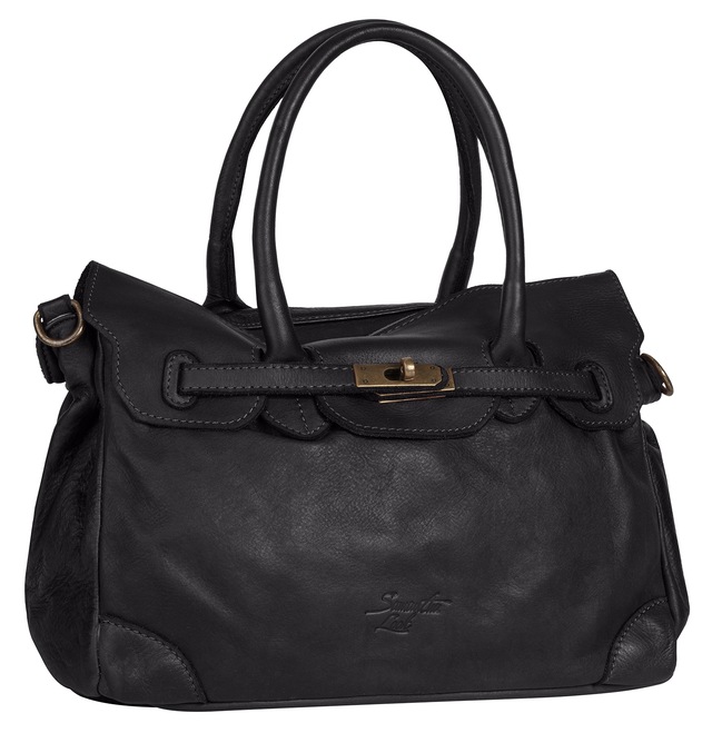 Samantha Look Shopper echt Leder, Made in Italy
