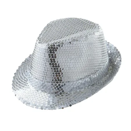 Widmann Hut mit Pailletten, silber