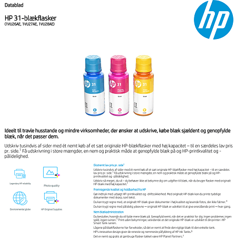 HP blæk nr. 31 - magenta