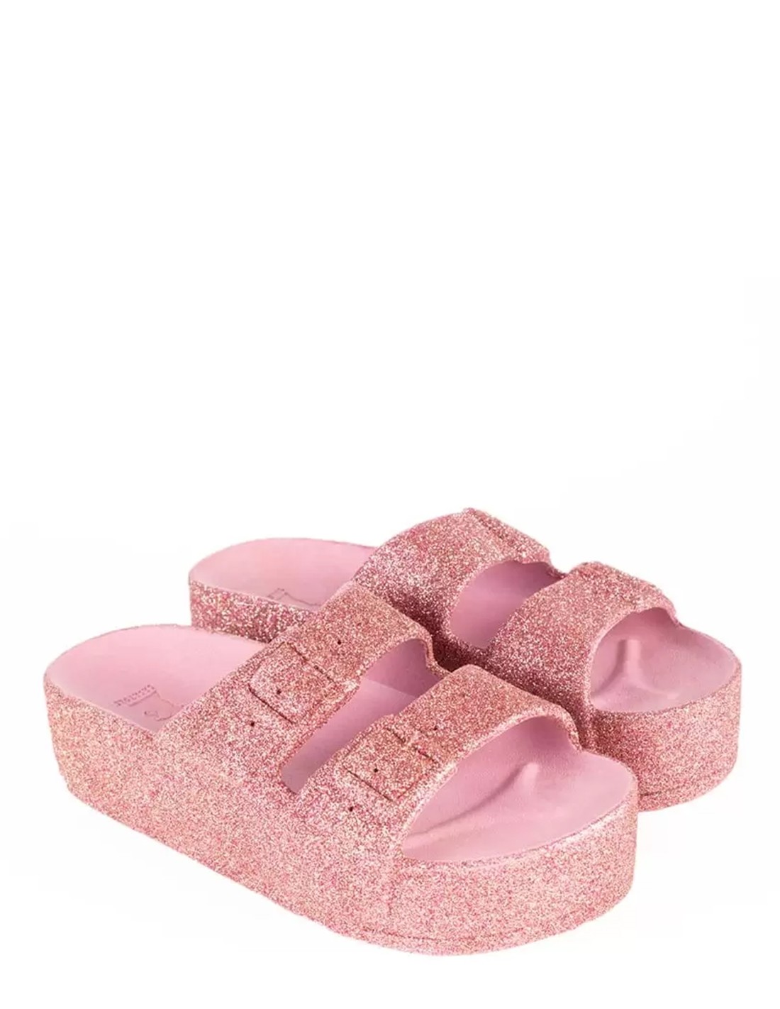 cacatoes Claquettes Compensées Caipirinha Glitter Women Rose