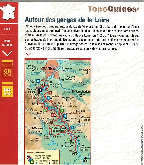 FFRP - 420 AUTOUR DES GORGES DE LA LOIRE FFRP