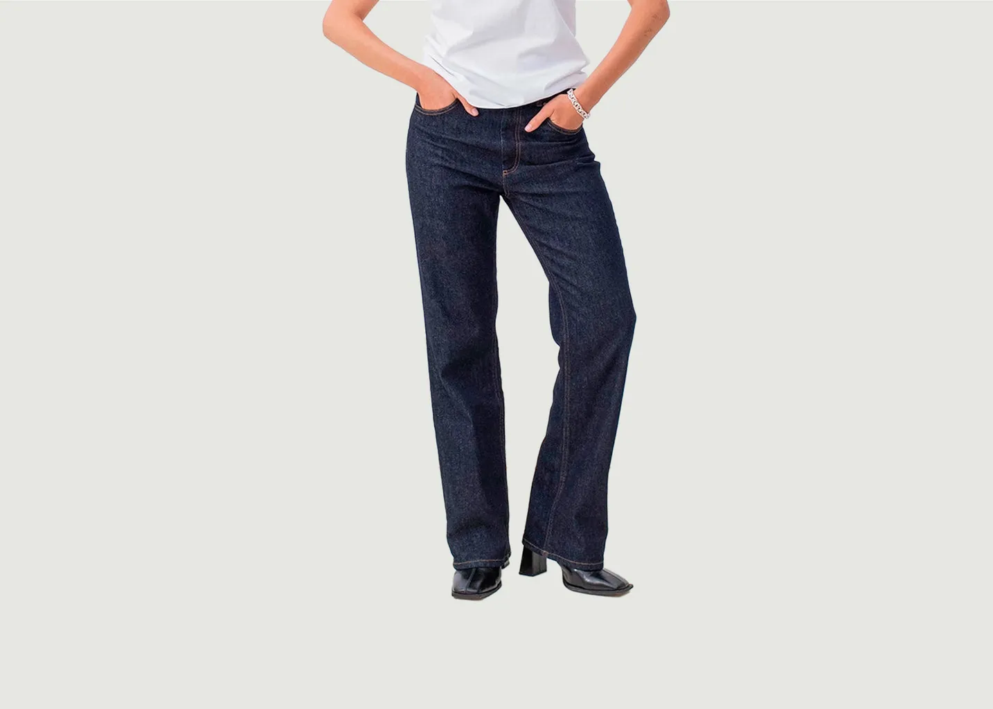 Jean Marseille taille haute coupe flare 17H10