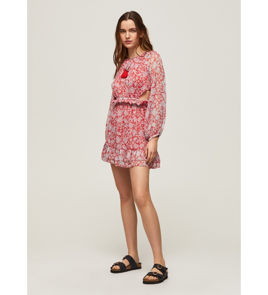 Vestido vermelho Pepe Jeans Batilde