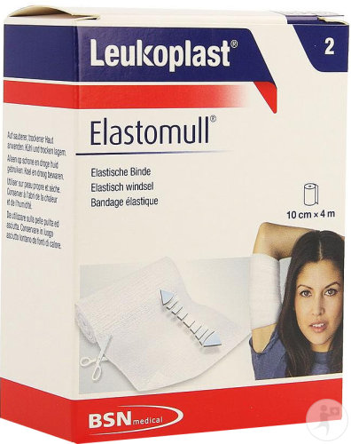 Bsn Medical Leukoplast Elastomull Bandage Élastique 4m x 10cm Pièces 2