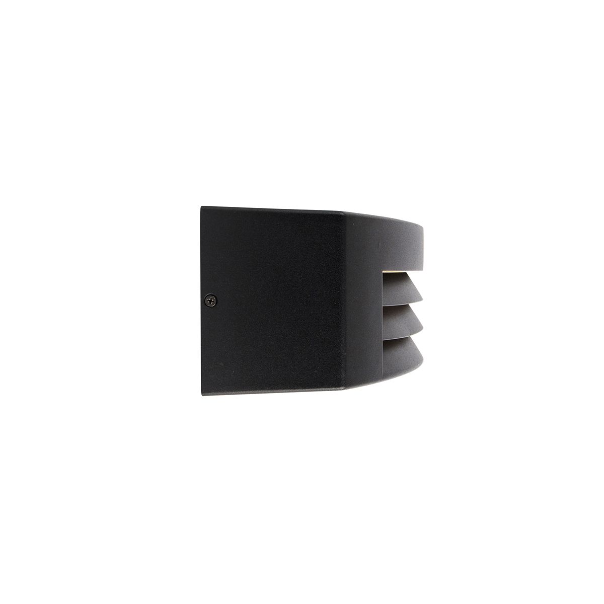Smart buiten wandlamp zwart IP44 incl. Wifi A60 - Hurricane