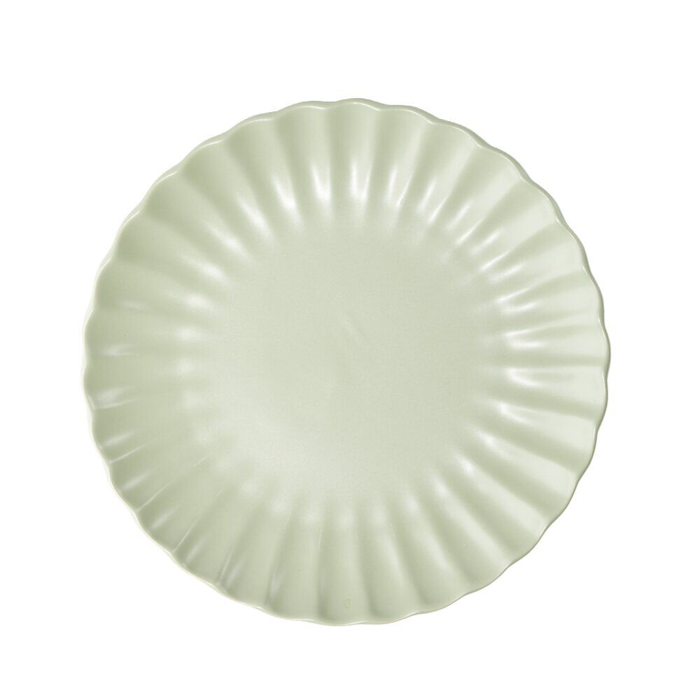 Assiette à dessert Venise en faïence verte Ø20cm