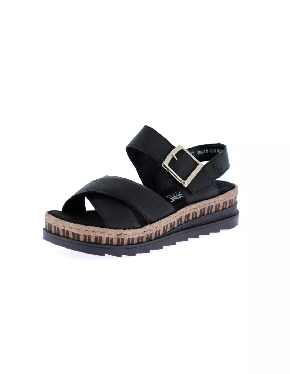 RIEKER V7951-00 - Sandales & nu-pieds Schwarz