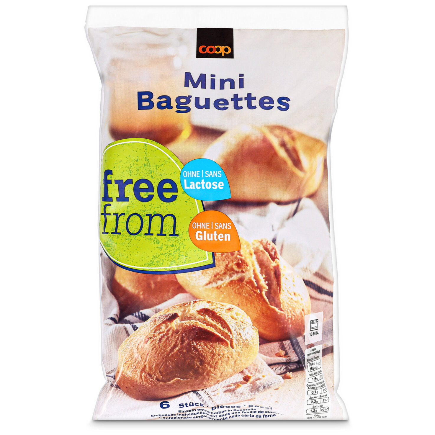 FreeFrom Mini Baguettes 6 Stück