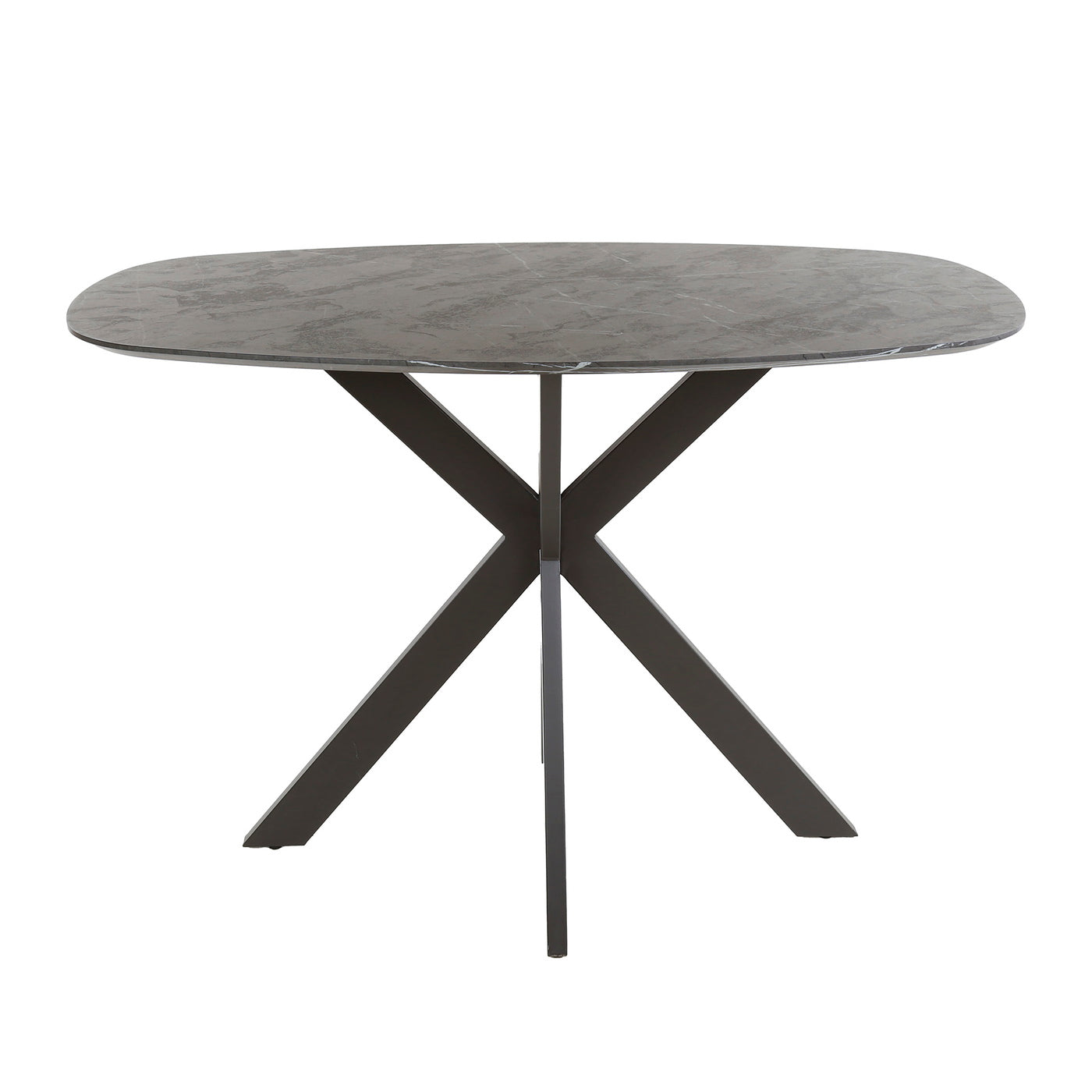 Giga Meubel - Bartafel Keramieklook - 140x80x93cm - Kruisframe