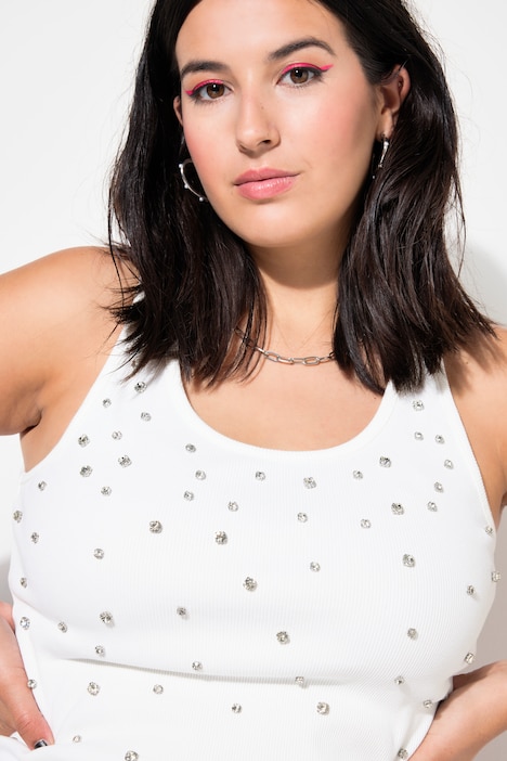 Ripptop, Slim Shape, Vintage Look, Strass