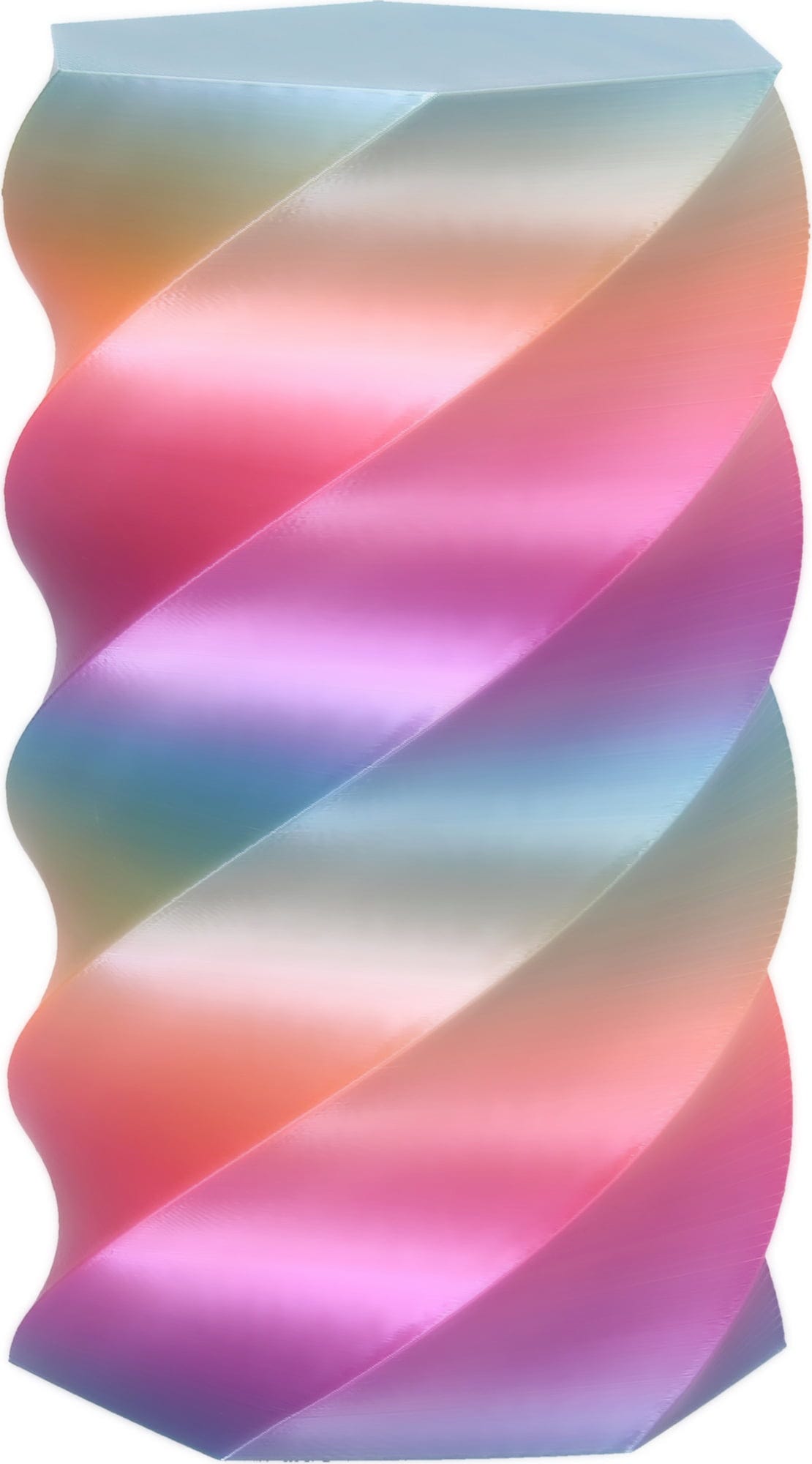 3DJAKE  ecoPLA Silk Rainbow Candyshop, 1,75 mm / 1000 g    Multicolor-PLA Filament mit Silk-Effekt