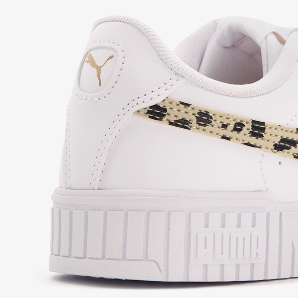 Puma Carina 2.0 Animal kinder sneakers wit