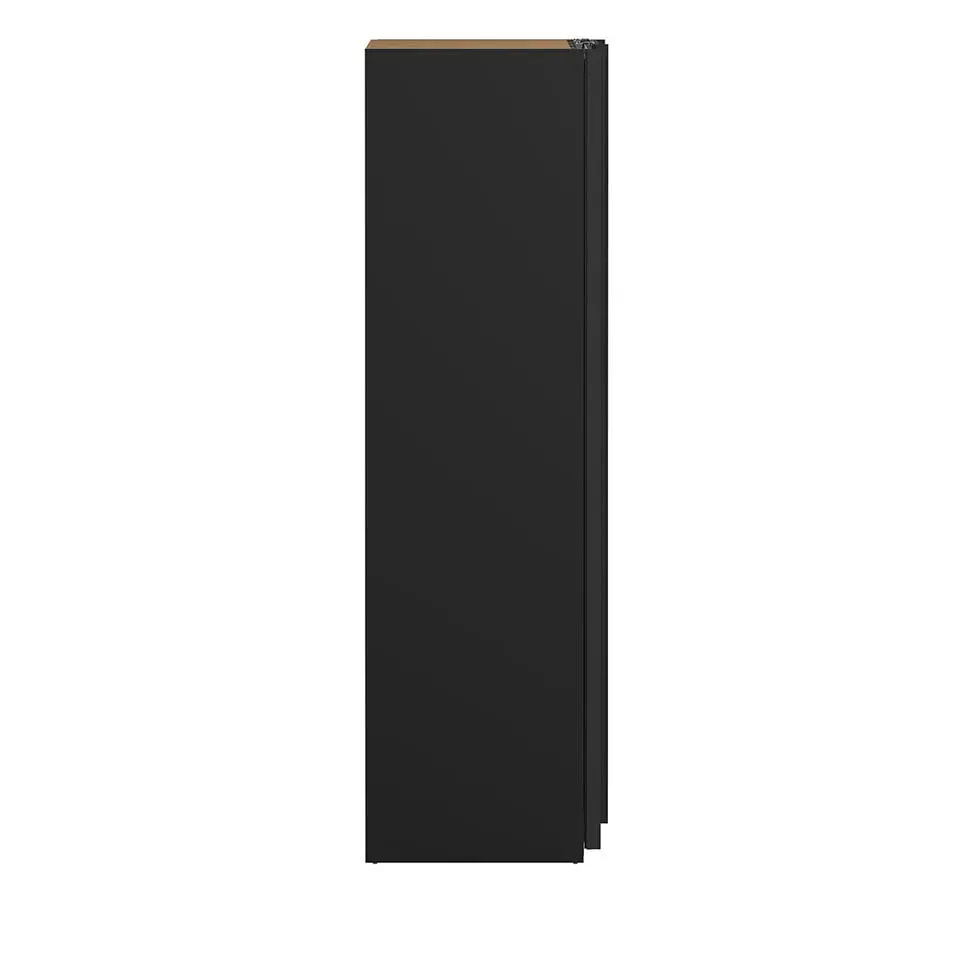 Hioshop Como schuifdeurkast 2 deuren 120x220cm mat zwart